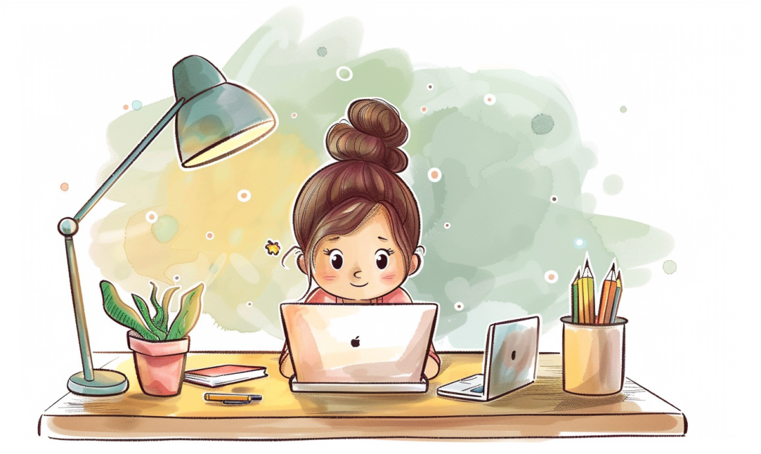 potato_ai_Cute_girl_working_hard_at_her_laptop_2D_simple_color__b99cac75-e7c2-43c2-900f-877ec9864fb3